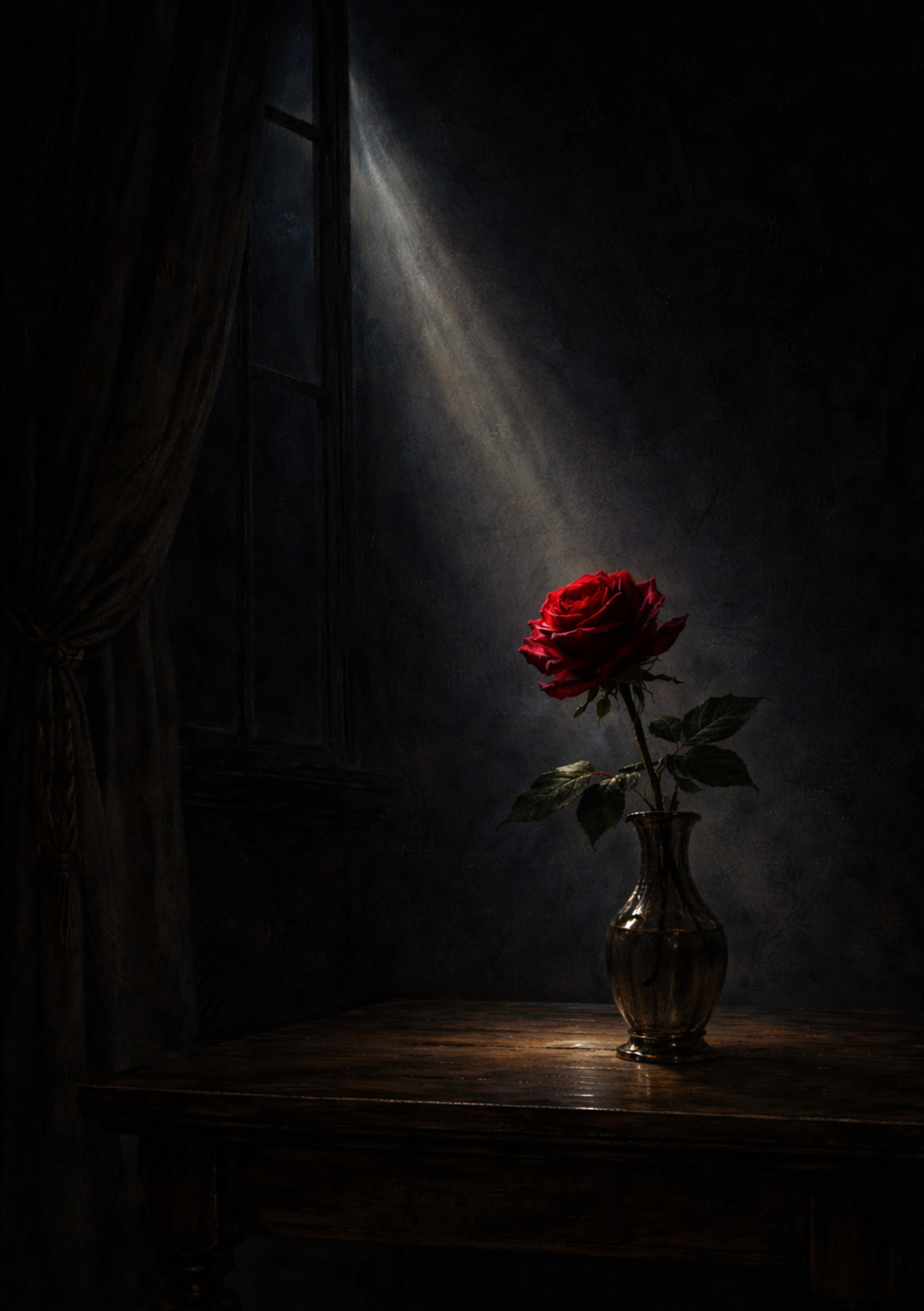 A Rose in Moonlight - 月光の薔薇